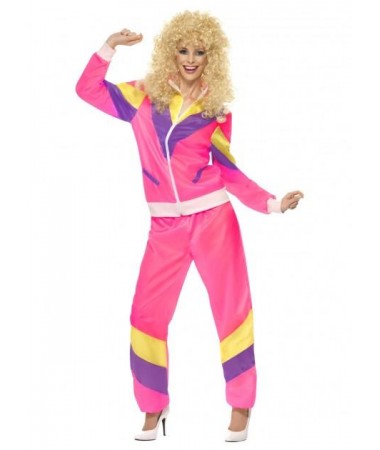 Pink 80's Tracksuit #2 ADULT HIRE